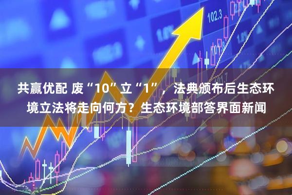 共赢优配 废“10”立“1”，法典颁布后生态环境立法将走向何方？生态环境部答界面新闻